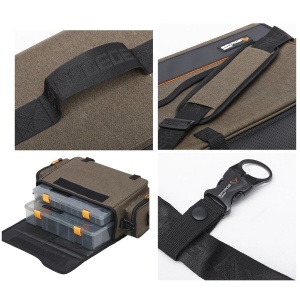 Geanta Savage Gear Specialist Shoulder Lure Bag + 2 Cutii, 16x40x22cm - Img 2