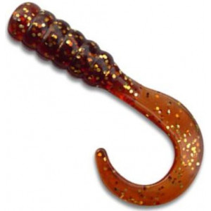 Grub Big Hammer Grubs, Rootbeer Gold, 4.5cm, 25 buc