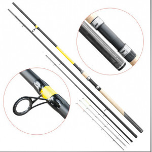 Lanseta Baracuda Thor, 3.60m, 150g, 3 + 3 tronsoane - Img 4