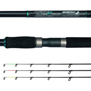 Lanseta Feeder Classx Feeder 3.30m 40-120g 3+3buc Sportex - Img 2