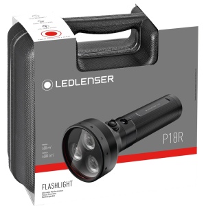 Lanterna LED Lenser P18R Black Case, 6500 Lumeni, Acumulator Li-Ion + Încărcător - Img 9