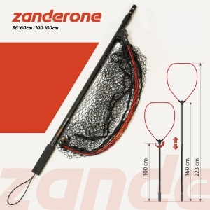 Minciog Telescopic Fast Strike Zanderone, Plasa 50x60cm, Coada 100-160cm - Img 4