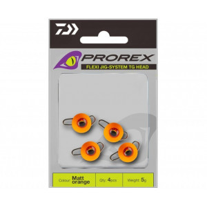 Plumb Daiwa Prorex Flexi JIG-System TG Head, fluo-orange - Img 2
