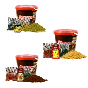 Set Groundbait + Aditivi + Momeli + Galeata Benzar Mix Instant Groundbait Mix, 3kg - Img 2