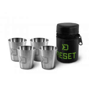 Set paharele Delphin Reset din Inox 4v1