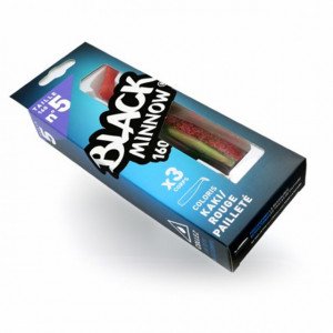 Shad Fiiish Black Minnow 160, Red-Kaki, 16cm, 3buc - Img 2
