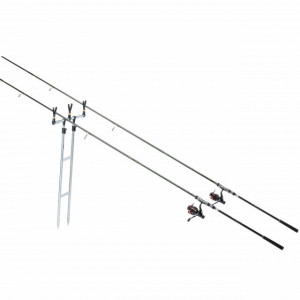 Suport Lansete Triplu Jaxon 50 cm, Tele 93-126 cm