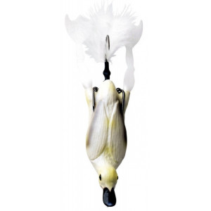 Vobler 3D Hollow Duckling 7,5cm/15g White Savage Gear - Img 5