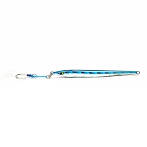Vobler Pilker Mustad Jig Moonriser, Blue Red Chrome, 20cm, 120g - Img 2