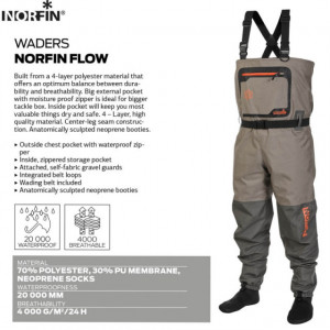 Waders Norfin Flow, L-L