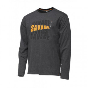 Bluza maneca lunga Savage Gear Simply Logo-Tee