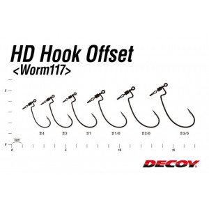 Carlige Offset Decoy Worm 117 Hd