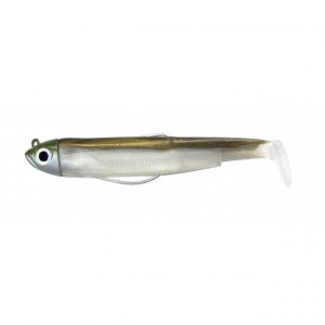 Combo Shad Black Minnow Shore Kaki, 7cm, Cap 3g + Shad Rezerva Fiiish - Img 2