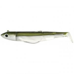 Combo Shad Black Minnow Shore Kaki, 7cm, Cap 6g + Shad Rezerva Fiiish - Img 2