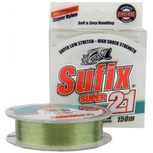 Fir Sufix Super 21 Low Stretch, Lo-Vis Green, 300m