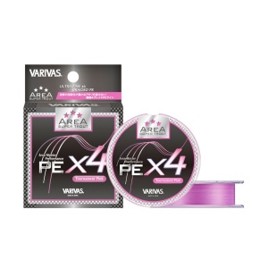 Fir Textil Varivas Super Trout Area Premium PE X4, Tournament Pink, 75m