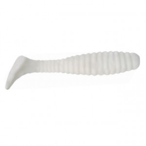 Grub Mann's Swimmin, alb, 11cm, 5buc