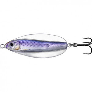 Lingurita oscilanta Livetarget Erratic Shiner, culoare Silver-Violet, 6cm, 14g