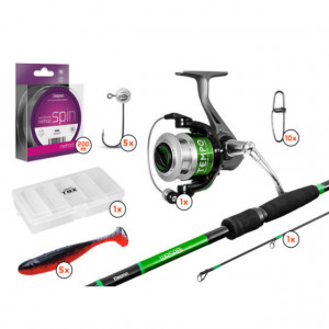 Set pescuit la spinning Delphin SuperSPIN
