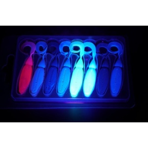 Shad Biwaa TailGunr Curly UV Black 9cm, 7buc/plic - Img 3