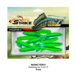 Shad Fast Strike Magnet Perch, Chartreuse Ice, 5cm, 1.6g, 10buc/blister - Img 3