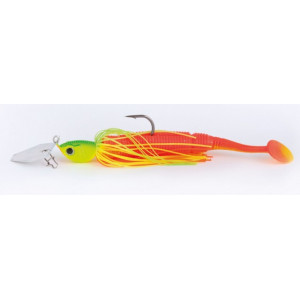 Shad Power Shad Dual Red Flame Yellow 11.5cm, 6buc/plic Rapture - Img 8