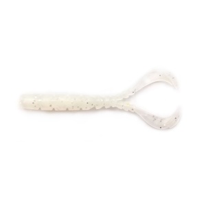 Twister Mustad Aji Chiki, White Glow Glitter, 4.3cm, 13buc/plic