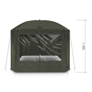 Umbrela cu perete lateral Delphin DualiX STABIL 320cm