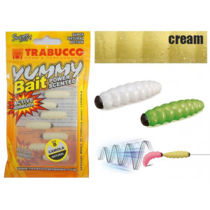 Vierme Trabucco Yummy Bait Camola, Cream 1.5cm, 8 buc