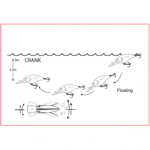 Vobler Cormoran Cor F14,  Perch, 4 cm, 4.2g