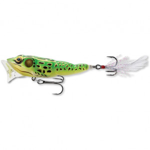 Vobler Livetarget Frog Popper, culoare Floro Green-Yellow, 7.5cm, 14g