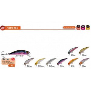 Vobler Pro Firework Sinking GSH 4.2cm/2.8g Rapture - Img 4