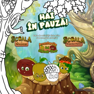 Carte de colorat ,,Hai in pauza!'