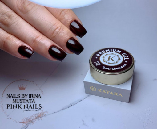 Gel color premium UV/LED Kayara 112 Dark Chocolate