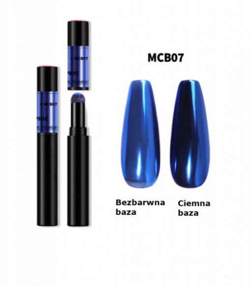 Pigment pentru unghii Stick Chrome 07