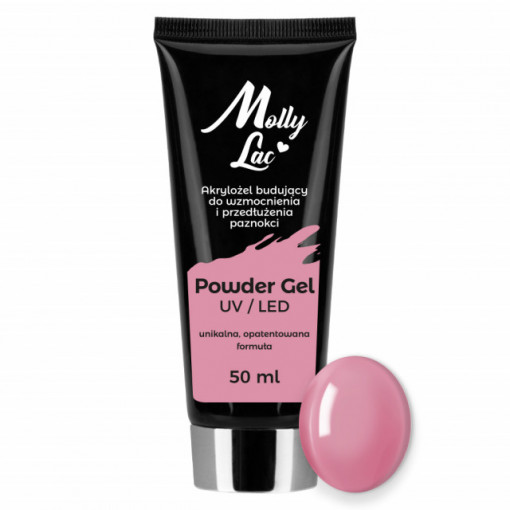 Polygel MollyLac French Pink 50ml Hema DiHema Free