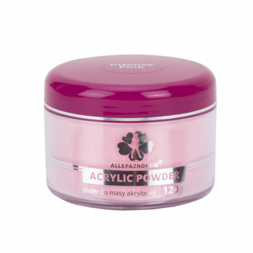 Pudra acrilica Allepaznokcie Intense Pink 120g