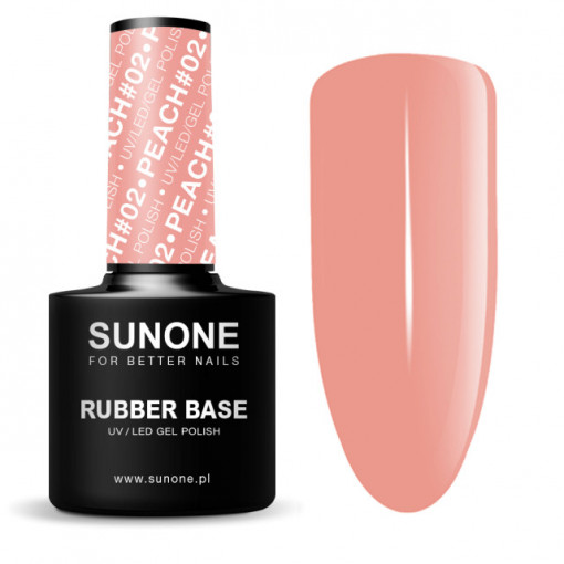 Rubber Base SUNONE Peach #02