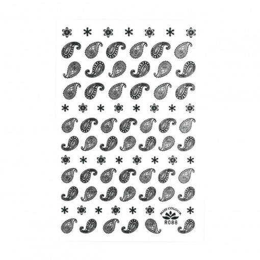 Sticker Black R088