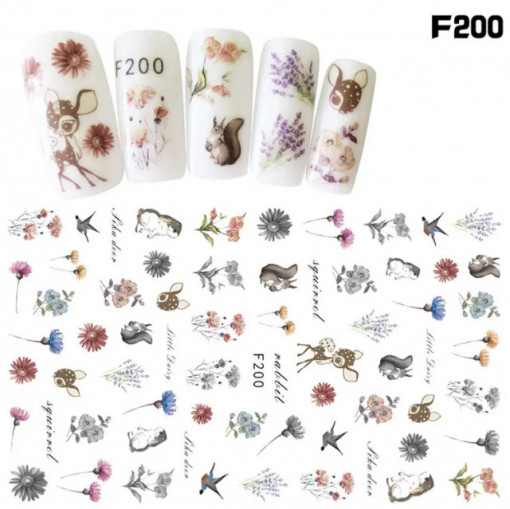 Sticker Forest Animals F200