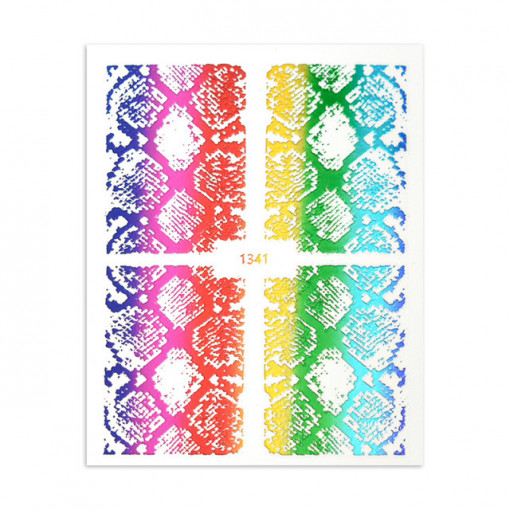 Sticker Rainbow Animal Print Wraps 1341