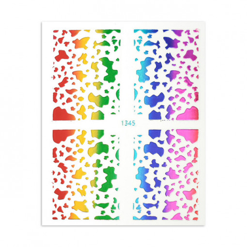 Sticker Rainbow Animal Print Wraps 1345