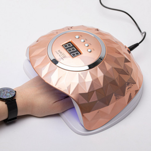 Lampa UV/LED 248W Rose Gold Y13