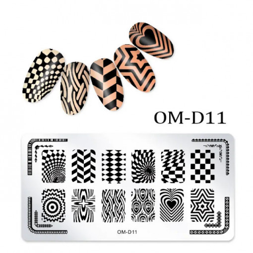 Matrita pentru stampila Pattern D11