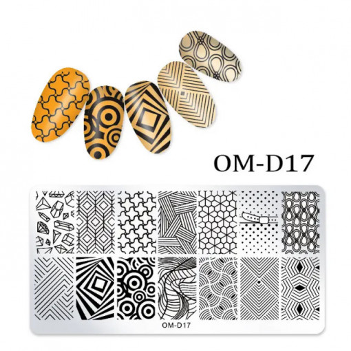Matrita pentru stampila Pattern D17