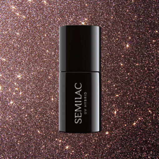 Oja Semipermanenta Semilac 333 Shine Brown 7ml