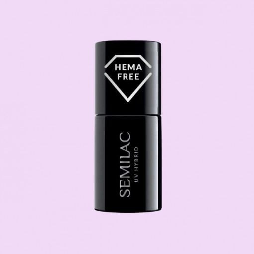 Oja Semipermanenta Semilac 438 Calm Lavender HEMA FREE 7ml
