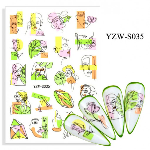 Sticker Girl S035