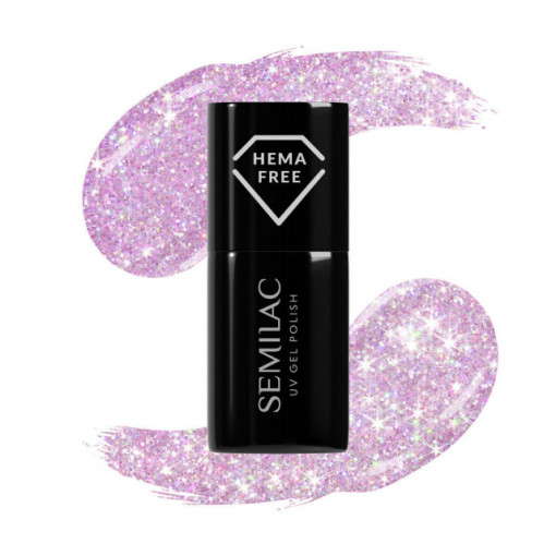 Oja Semipermanenta Semilac 242 Pink Sands 7ml Hema Free