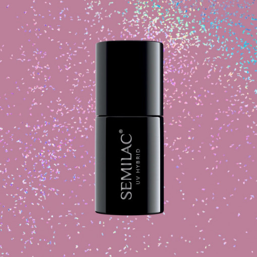 Semilac 319 Shimmer Dust Pink 7ml